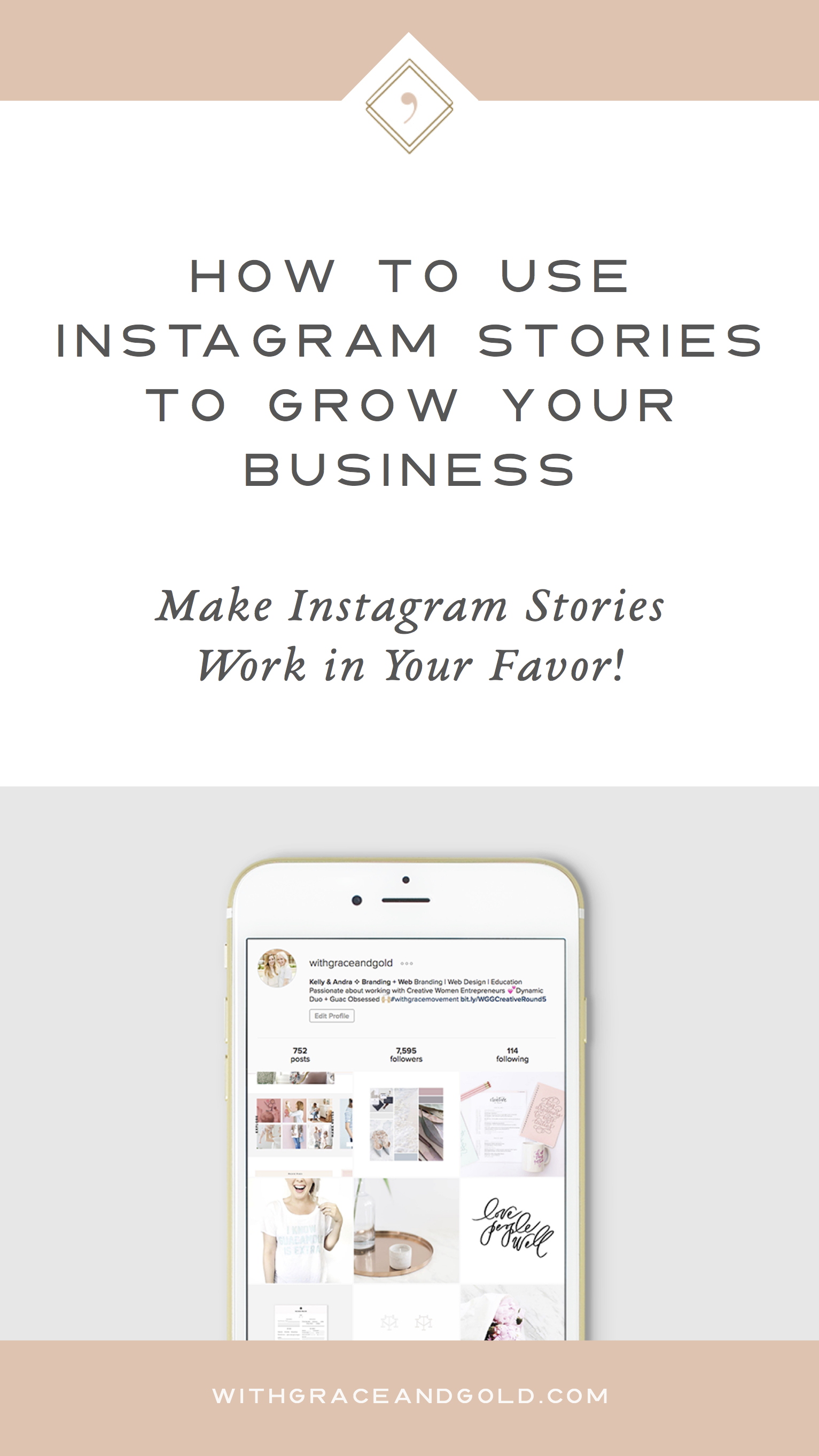 With Grace & GoldHow to Use Instagram Stories to Grow Your Business ...