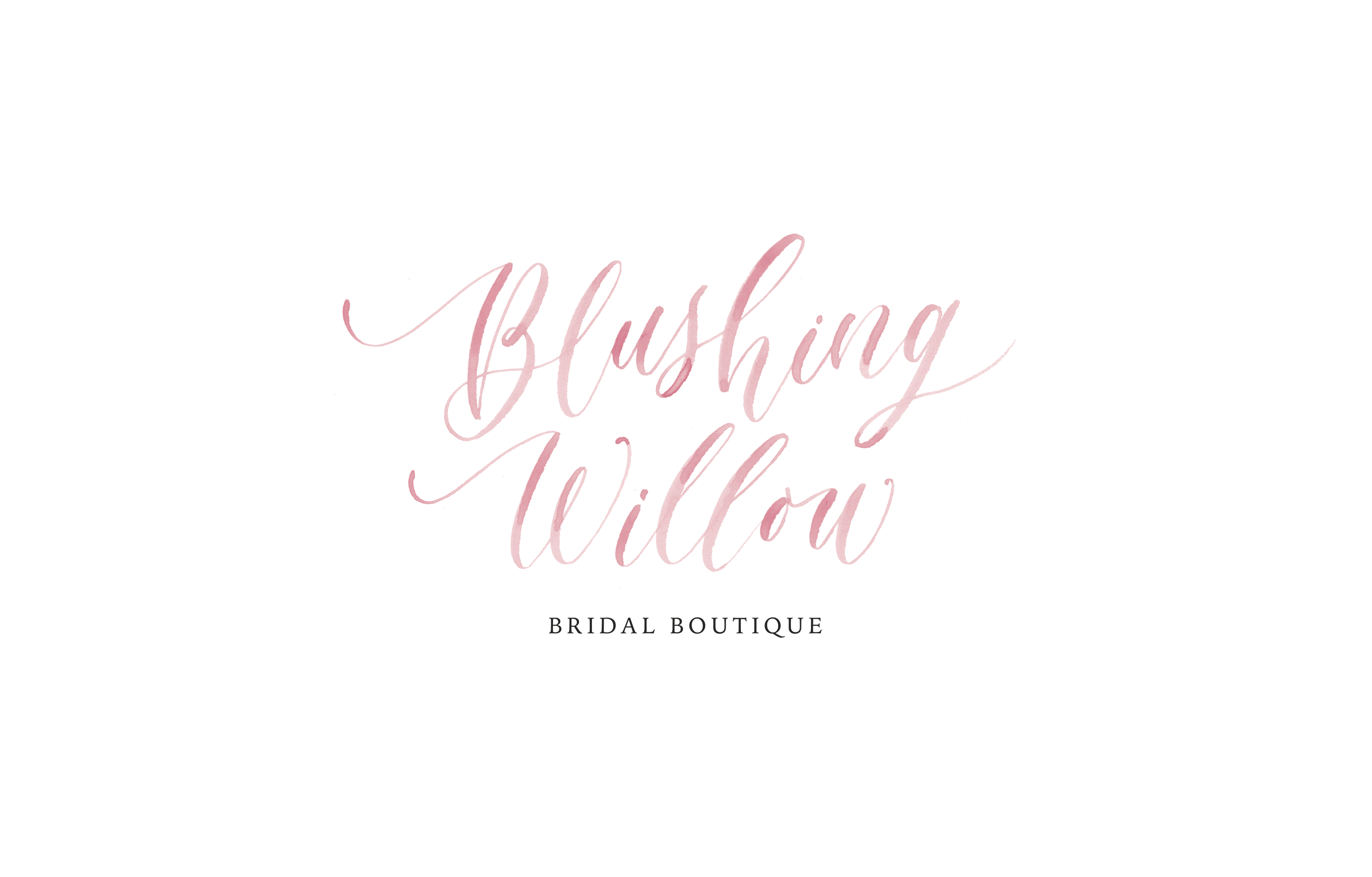 blushing willow bridal