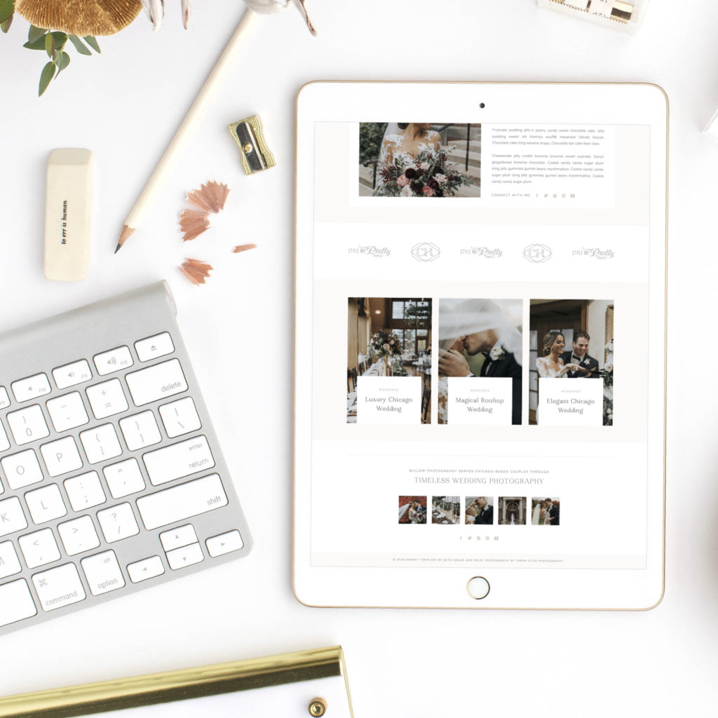 With Grace and Gold - Showit Template, Showit Templates, Showit Design, Showit Designs, Showit Designer, Showit Designers
