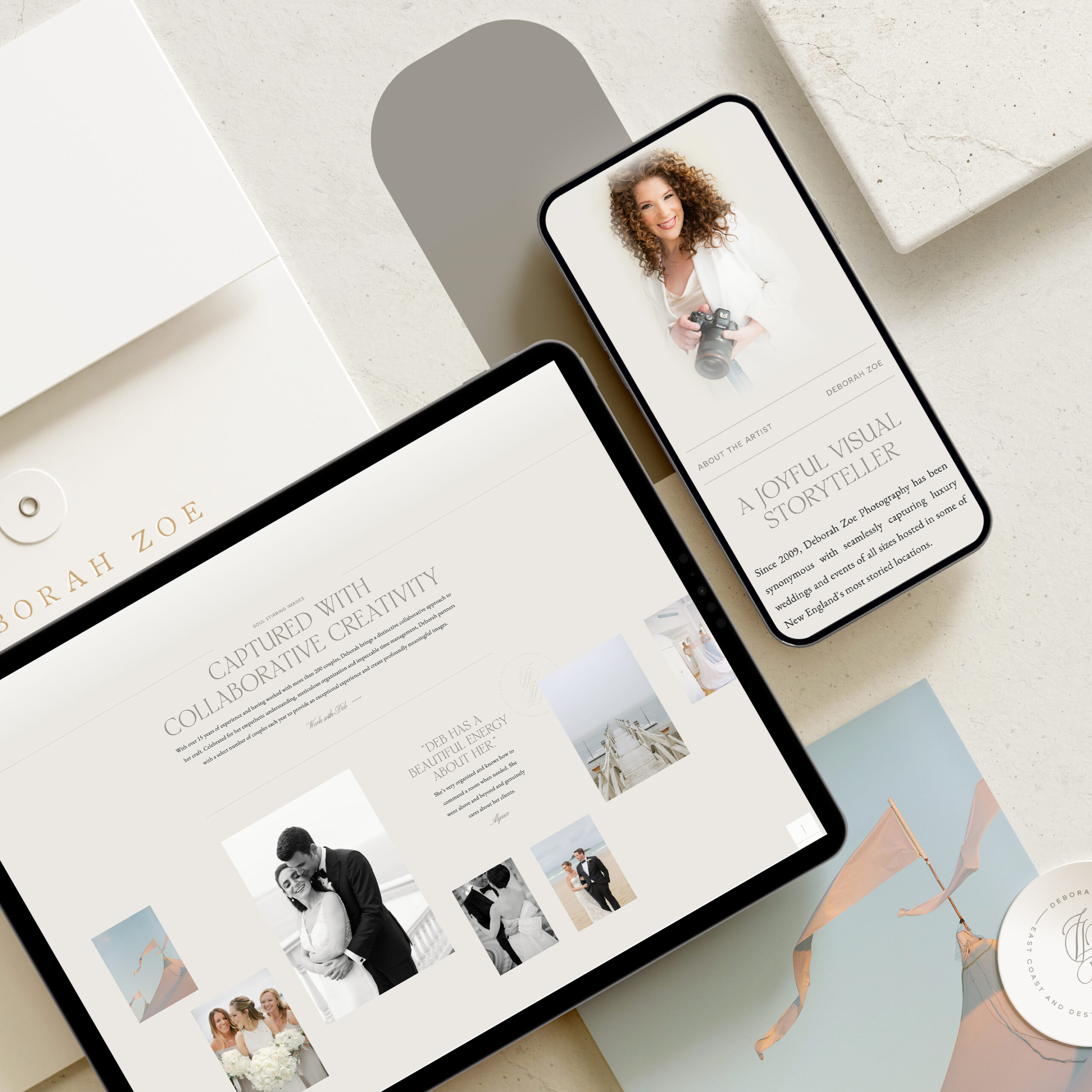 Showit Web Design for Photographers - Deborah Zoe Photography - With Grace and Gold Best Showit Website Designer - 26